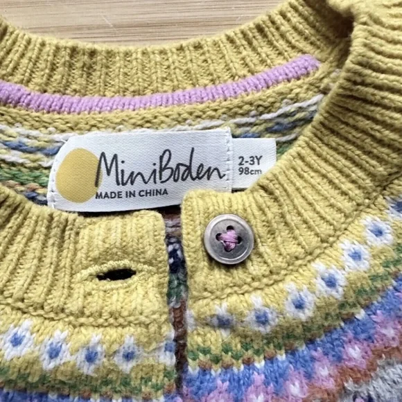 Mini Boden Halloween Cardigan